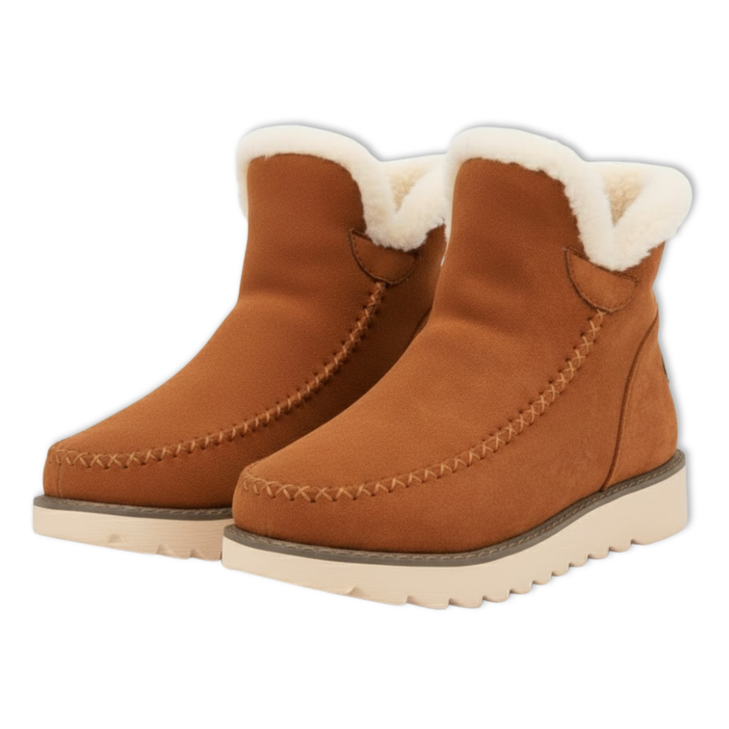 Stylish Comfortable Low Heel Ankle Boots - VibreMode