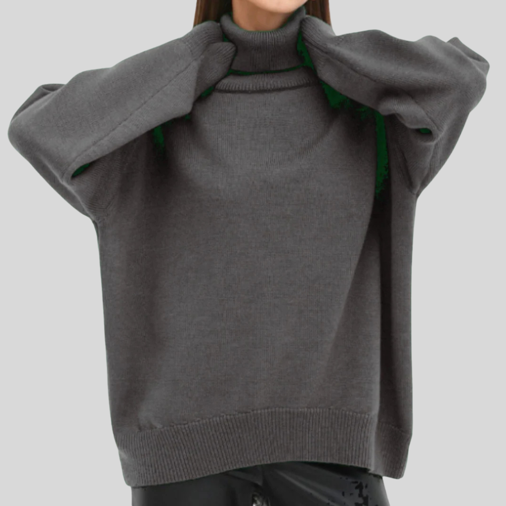 Women's Rollneck Sweater Thermal Cold-Weather