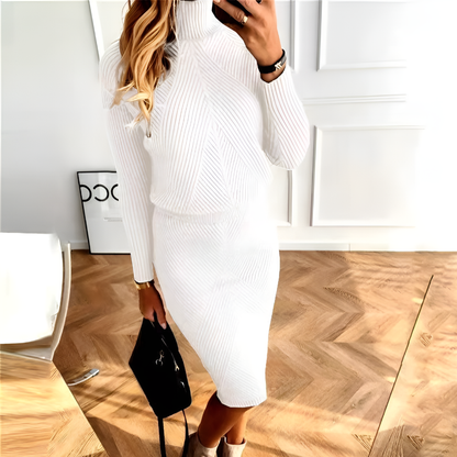 Women's Two Piece Set Fitted Skirt