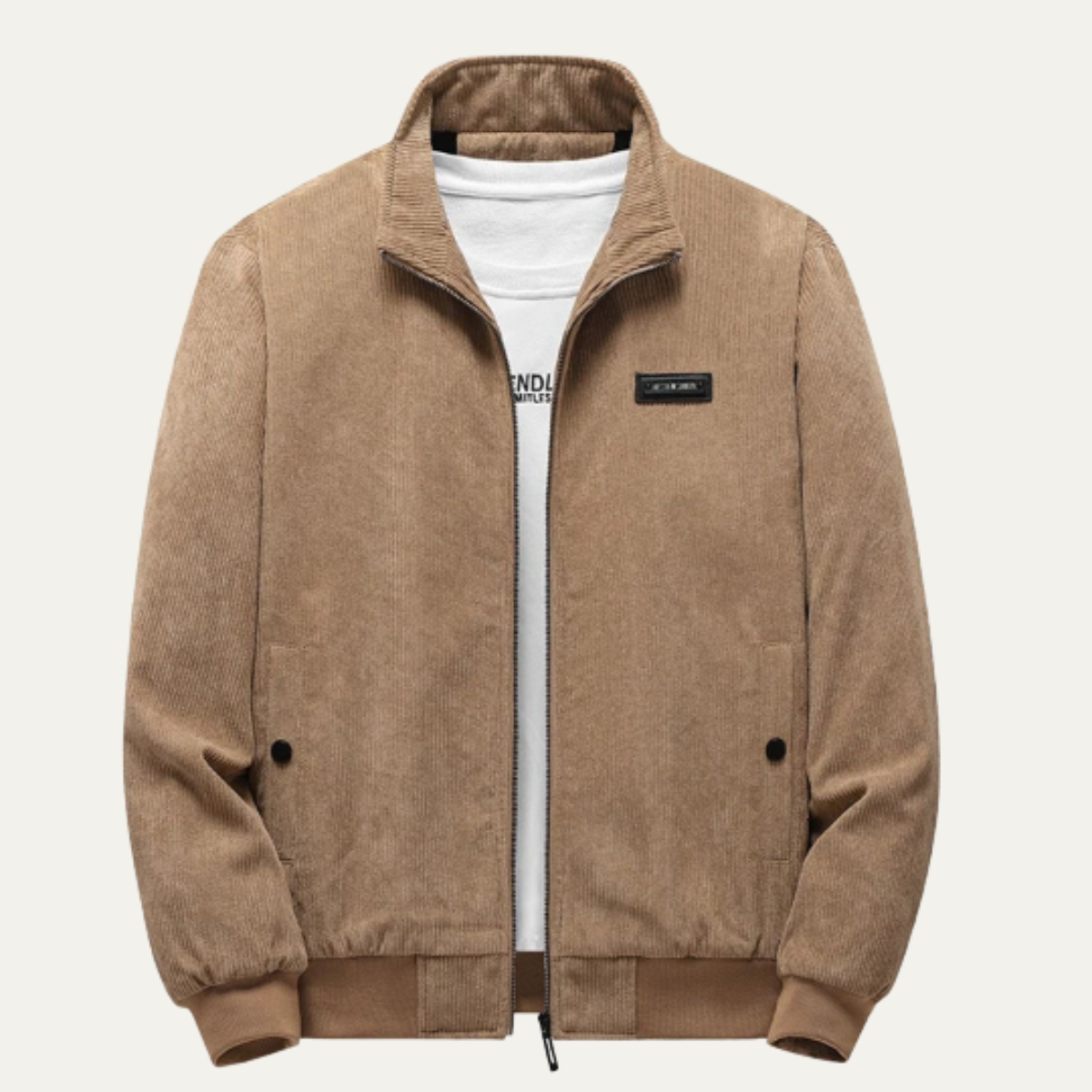Mens Corduroy Jacket Fleece Lined Modern