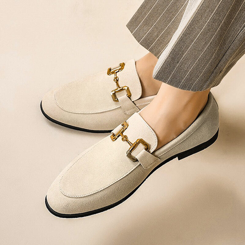 Luxury Suede Slip On Loafers - VibreMode