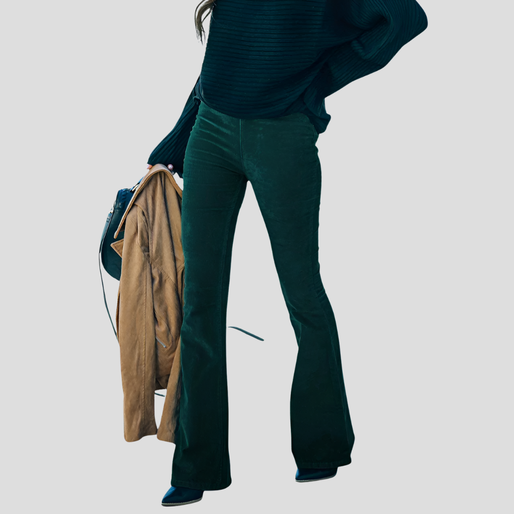 Women's Corduroy High Waist Pants
