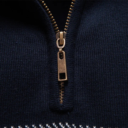 Men's Half Zip Knit Sweater Business Casual