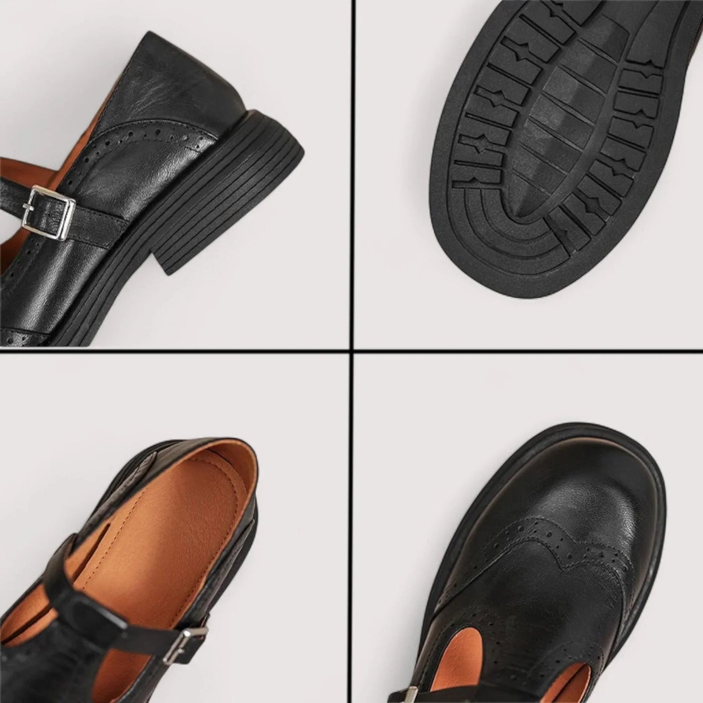 Women's Mary Jane Chunky Closed Toe Shoes