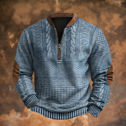 Men's Lightweight Breathable Half Zip Sweater - VibreMode