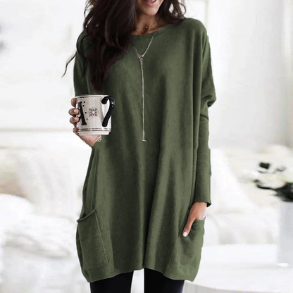 Women's Oversized Tunic with Pockets