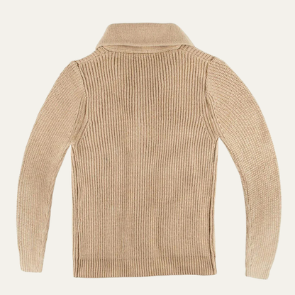 Men's Wool Cardigan Shawl Collar Button Up
