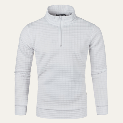 Men's Lightweight Quarter Zip Sweater - VibreMode