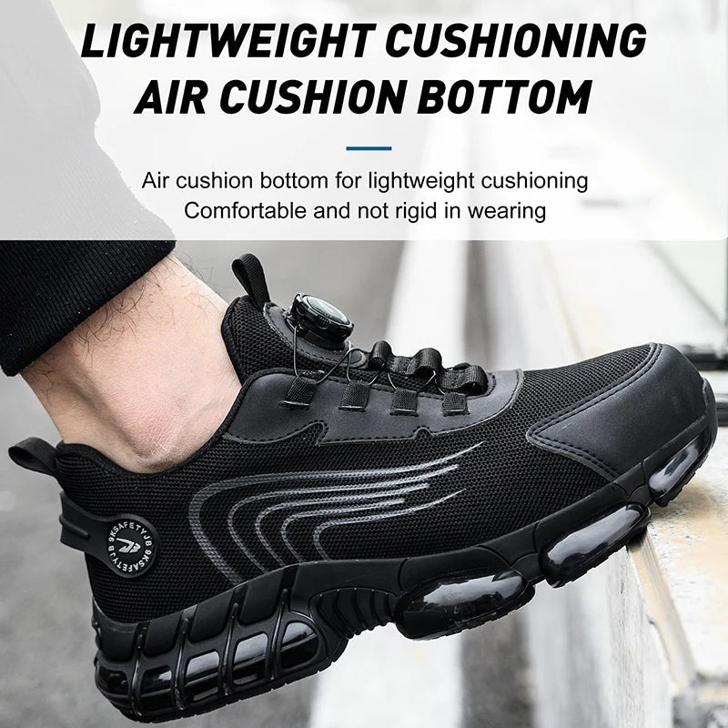 Men's Lace-Up Work Shoes Balance Design