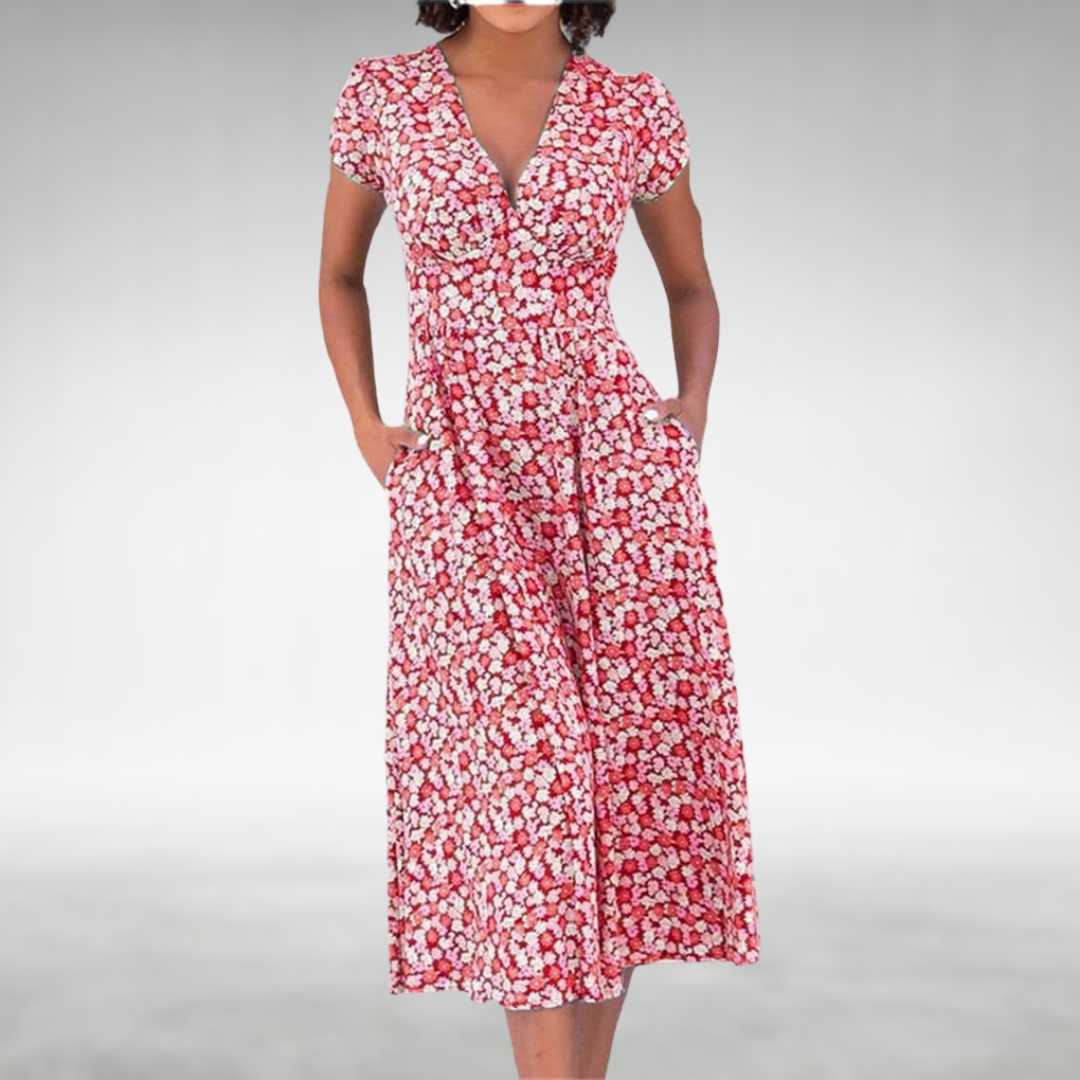 Women's Summer Dress Elegant Cotton