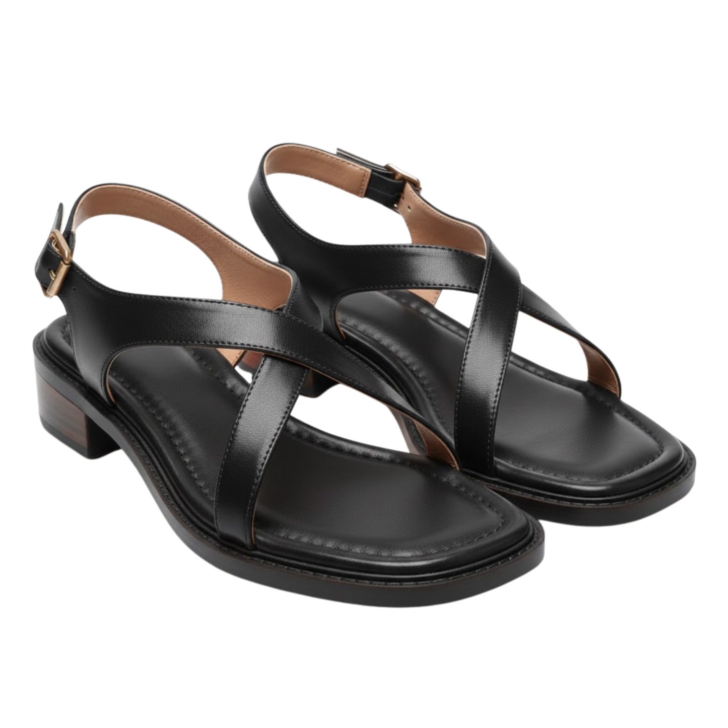 Comfortable Classic Wide Heel Summer Sandals