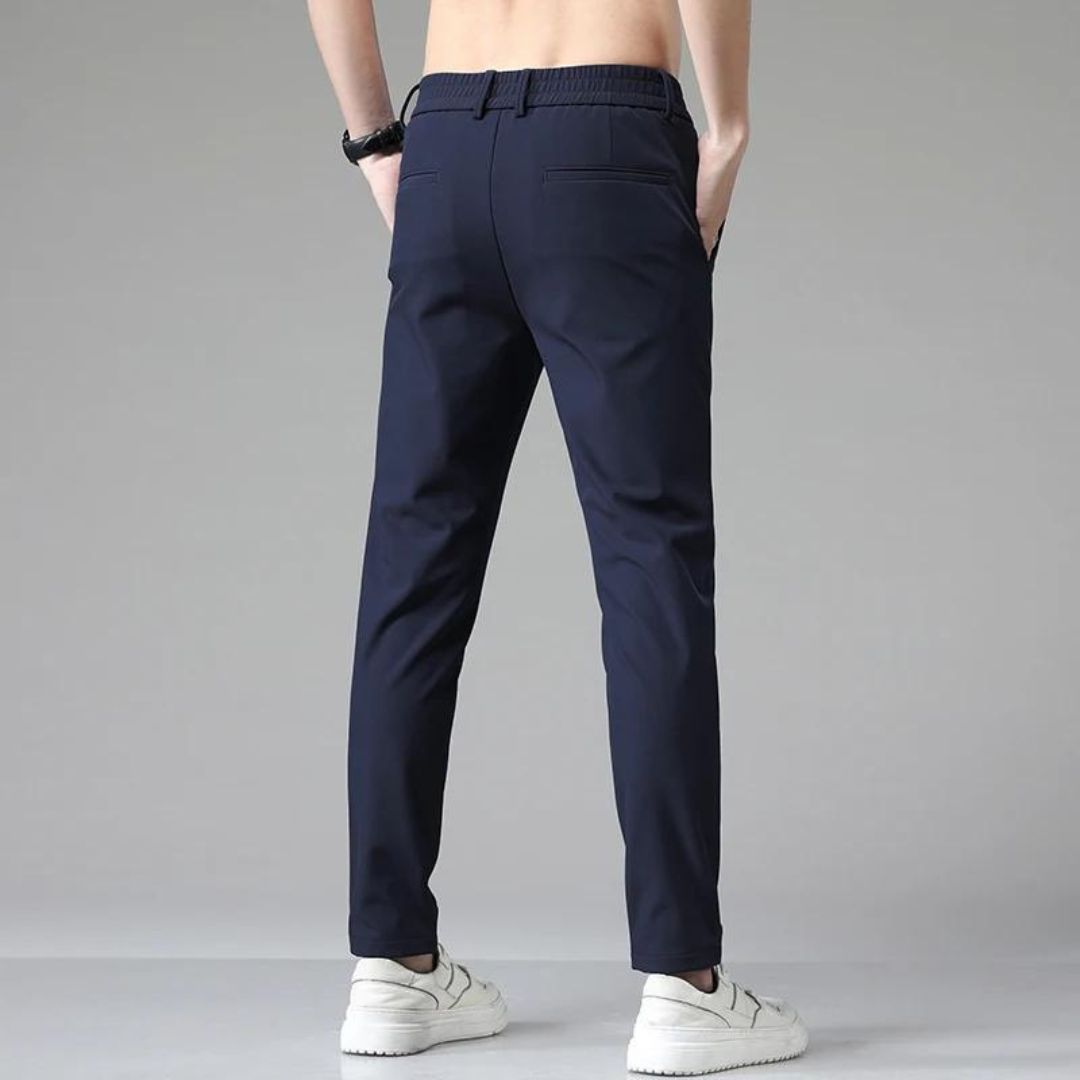 Men's Slim Fit Dress Pants Tapered Leg