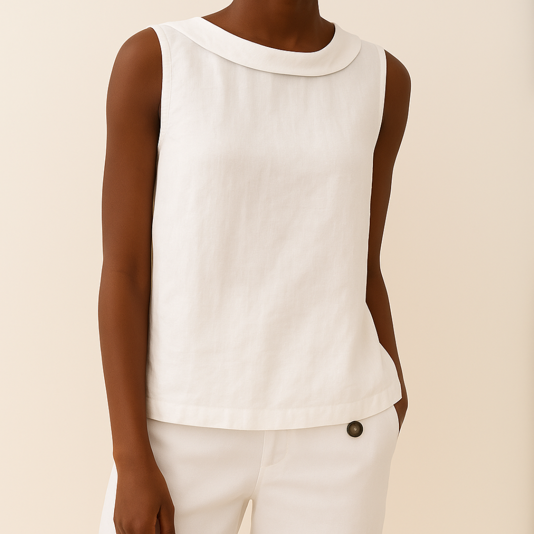 Comfortable Women's Tank Round Neck Summer Top