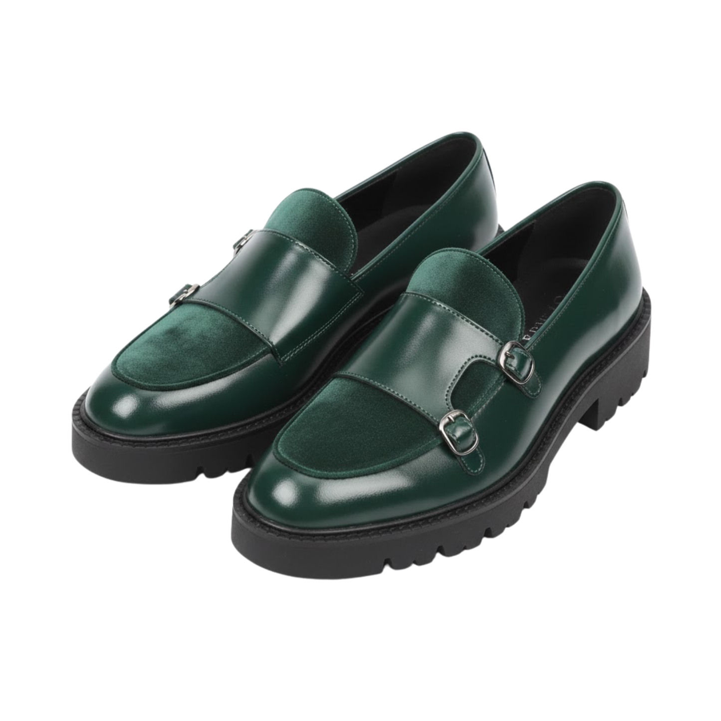 Classic Men's Leather Slip On Shoes Thick Sole