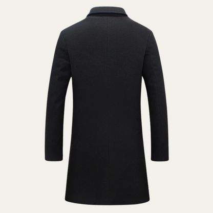 Men's Wool Long Coat Smart Casual