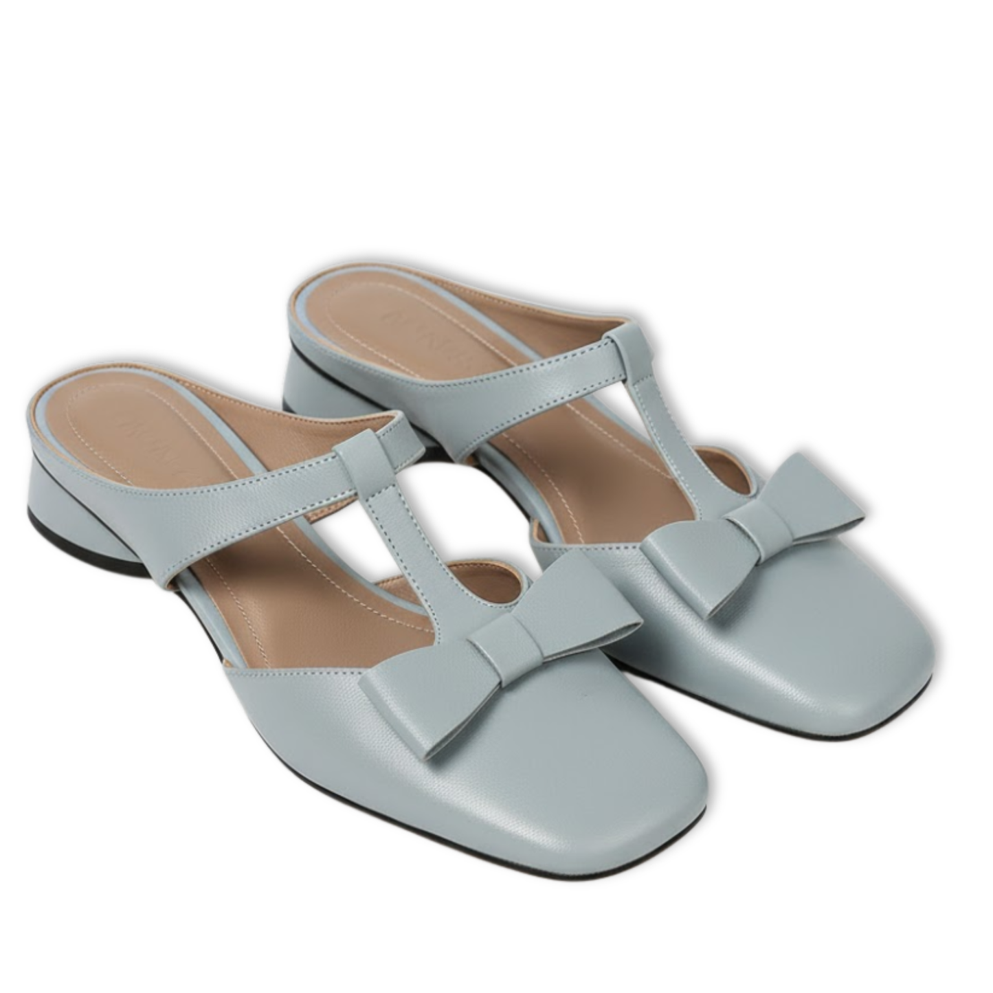 Glossy Black Buckle Slide Shoes - VibreMode