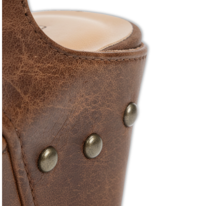 Ladies Classic Buckle High Heel Sandals