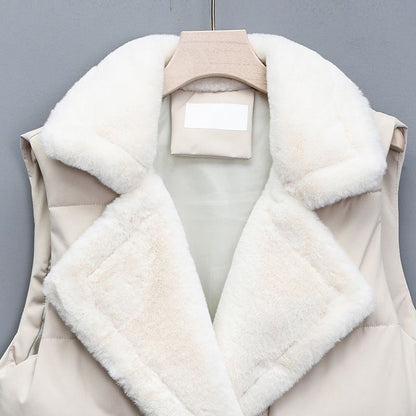 Luxurious Faux Fur Waistcoat