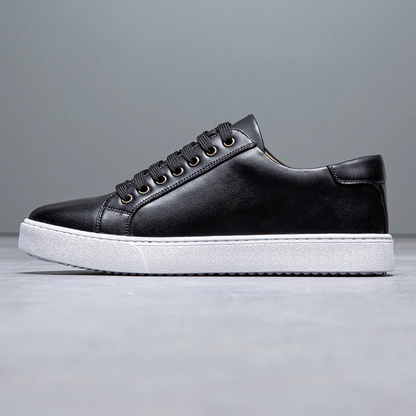 Mens Classic Low Lace Up Shoes Leather