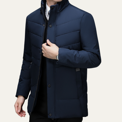 Men's Winter Hooded Puffer Jacket Warm