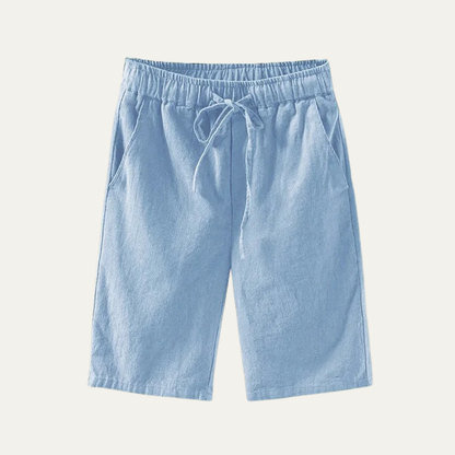 Men's Linen Beach Shorts Lightweight
