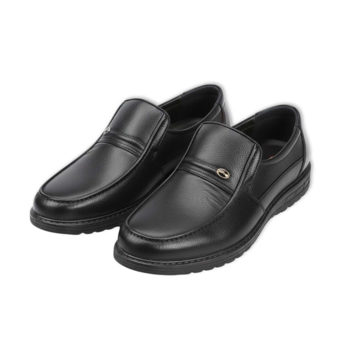Comfortable Men's Leather Airy Walking Shoes
