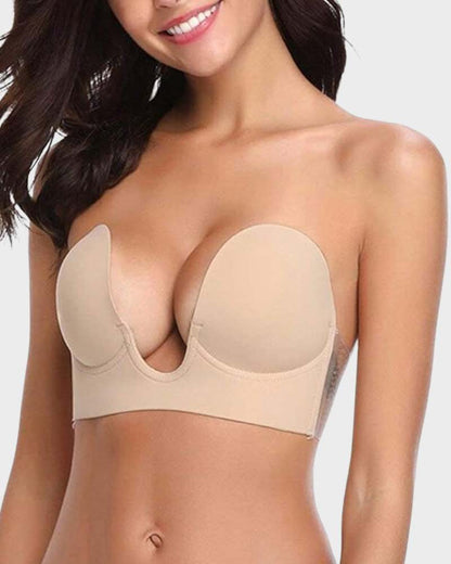 Women's Push Up Strapless Bra Front Cut