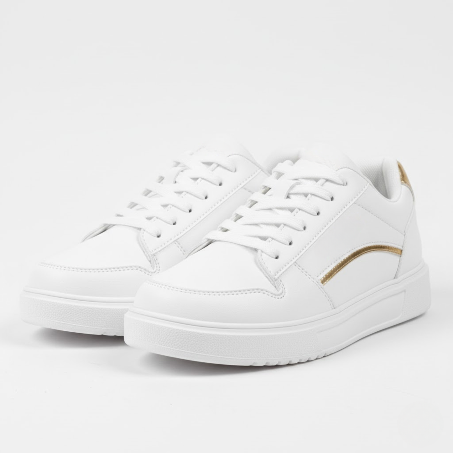 High Quality Leather Platform Sneakers for Women - VibreMode