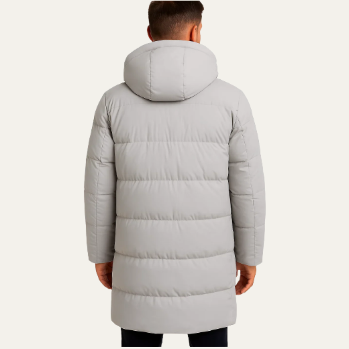 Men's Winter Puffer Hooded Parka Coat