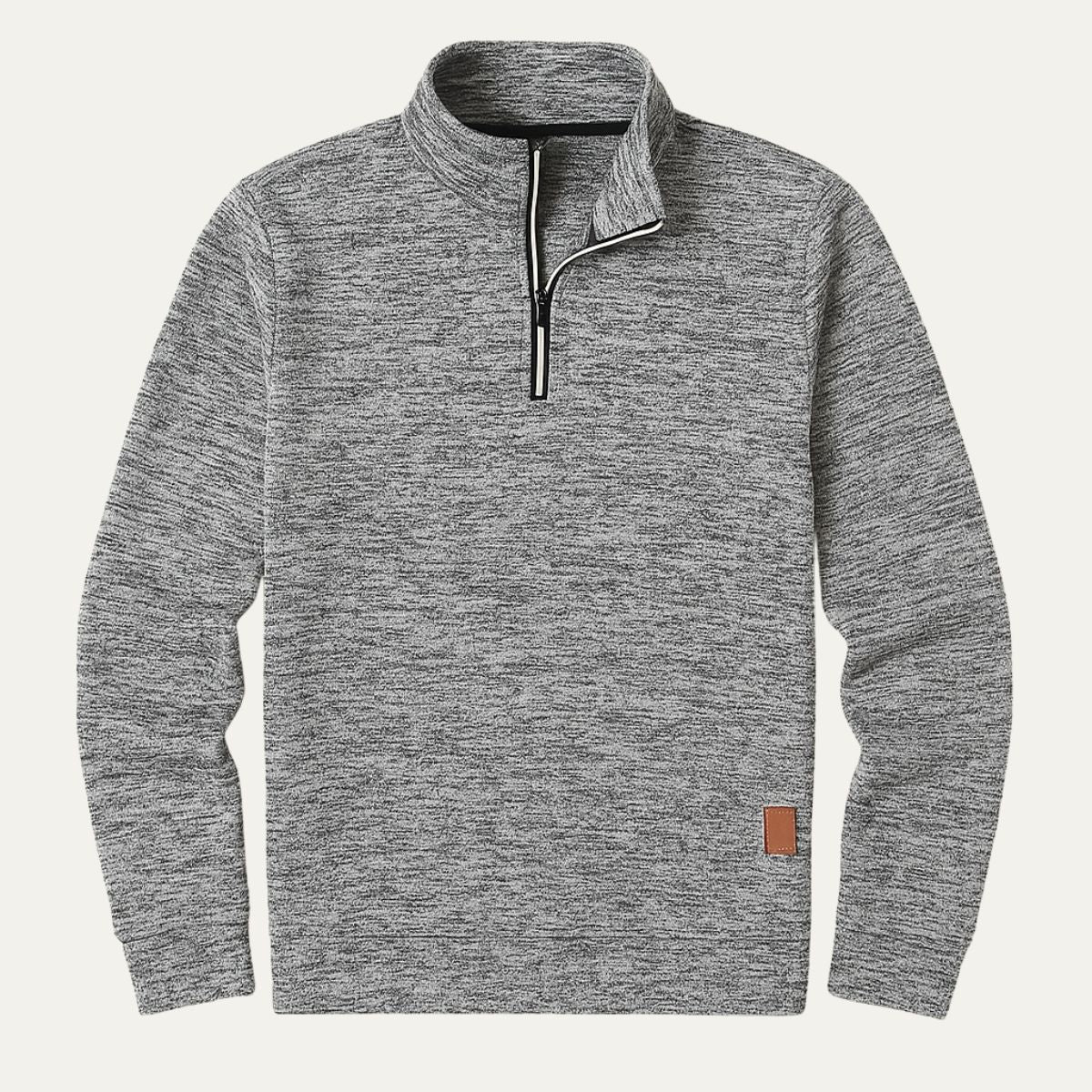 Men's Half Zip Fleece Pullover Sweater - VibreMode