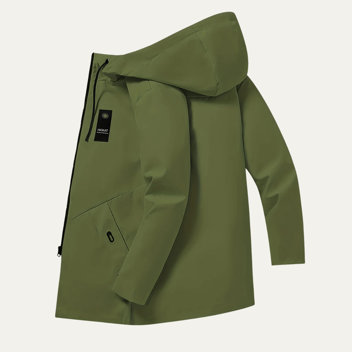 Men's Lightweight Hooded Jacket Casual Drawstring