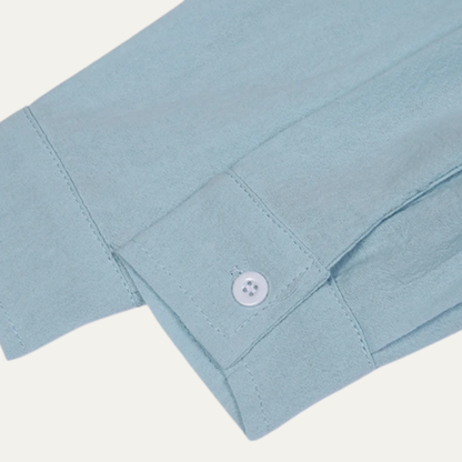 Men's Linen Cotton Button Down Shirt