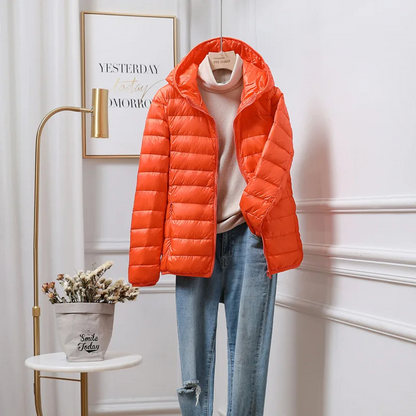 Women's Puffer Jacket Lightweight Water-Resistant