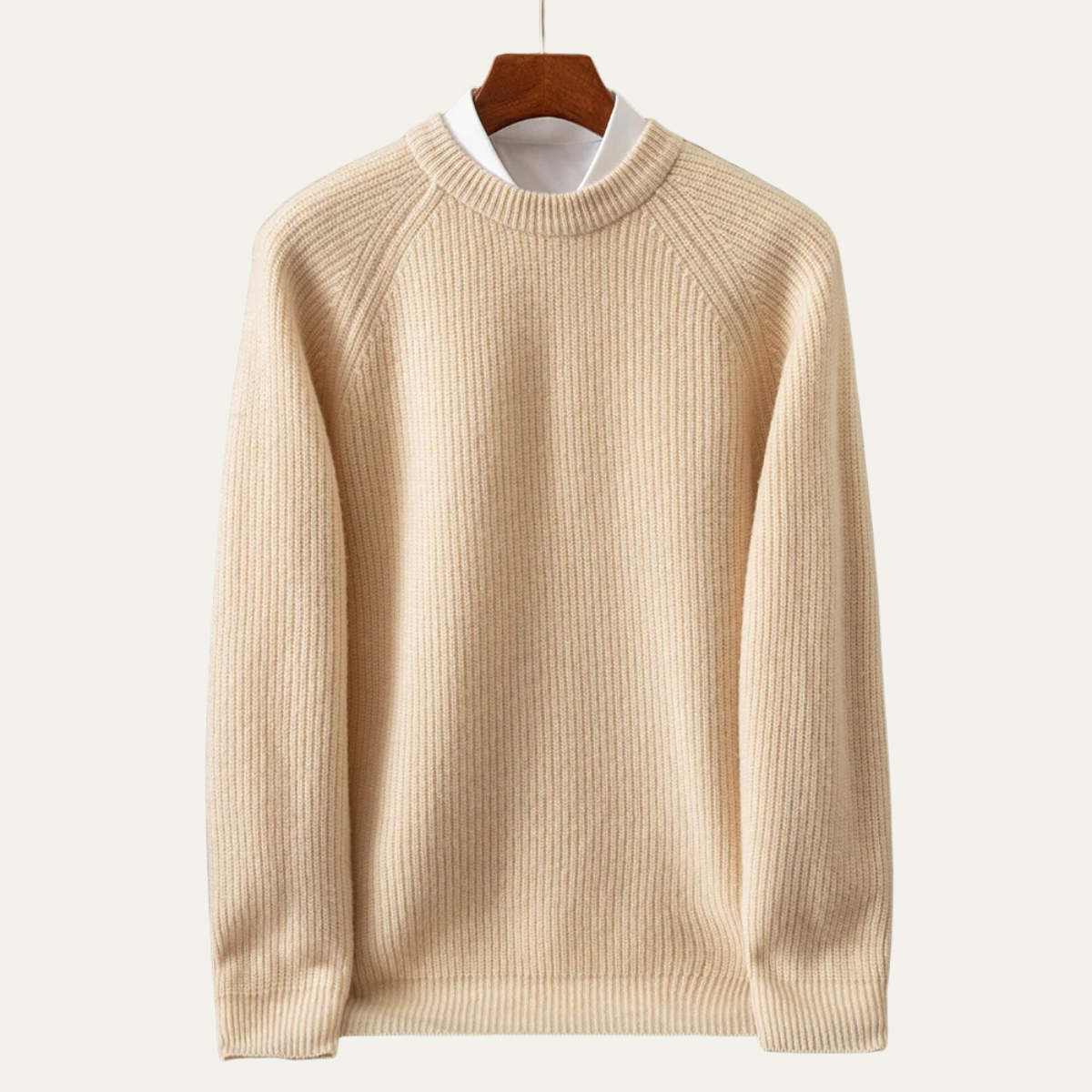 Men's Merino Wool Crew Neck Sweater