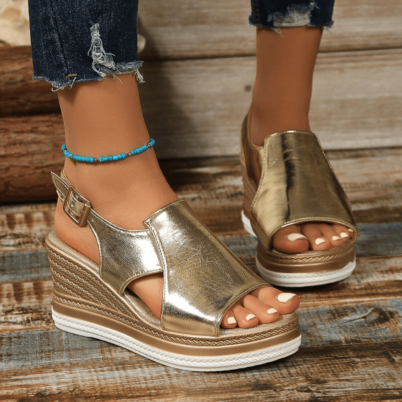 Luxury Women's Glitter Platform Sandals