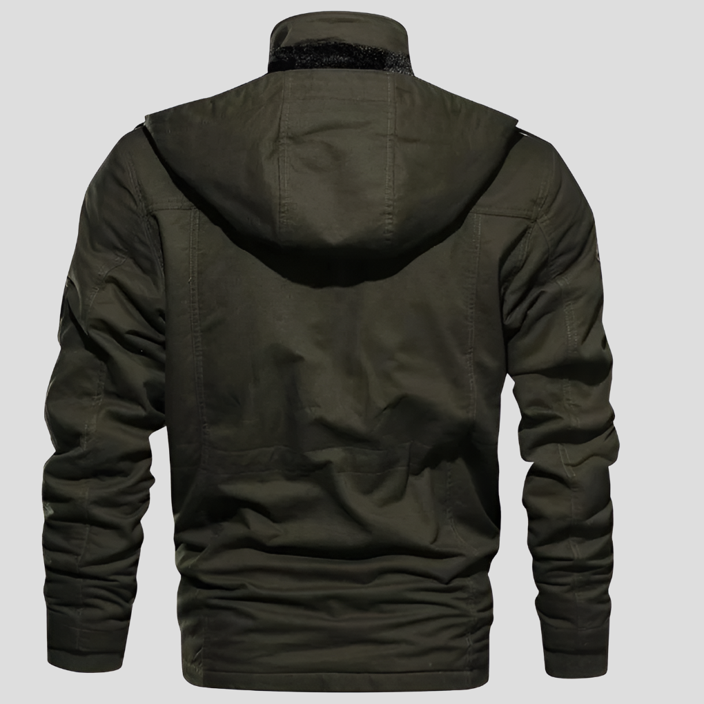 Men's Windbreaker Jacket Water Resistant Warm