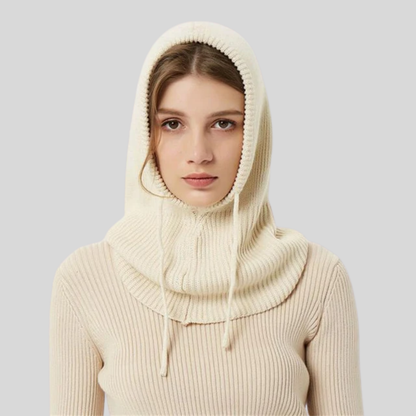 Winter Knitted Hooded Neck Warmer