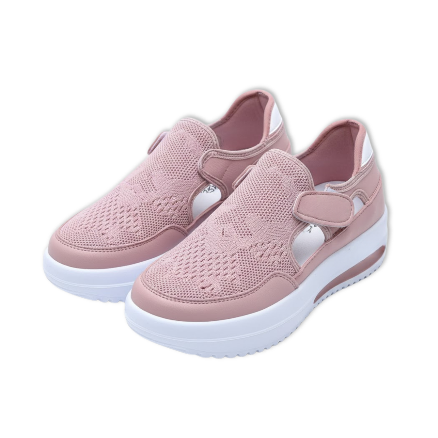 Fashionable Cut Out Canvas High Top Sneakers - VibreMode