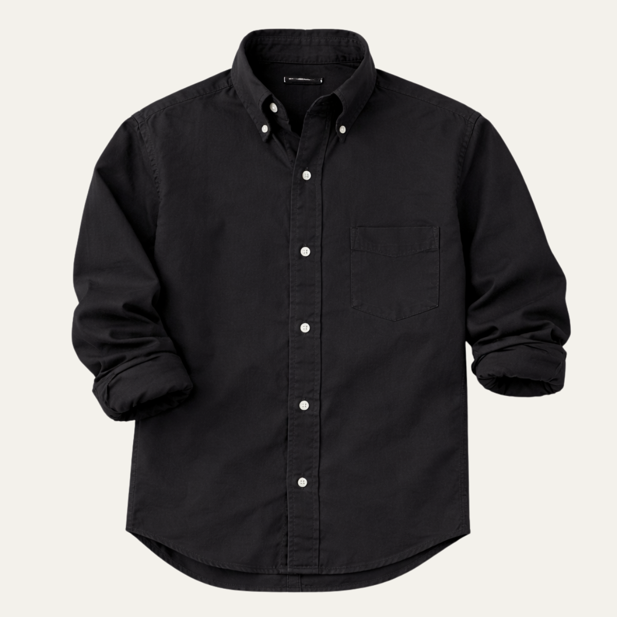 Men's Button Down Business Shirt Solid Color - VibreMode