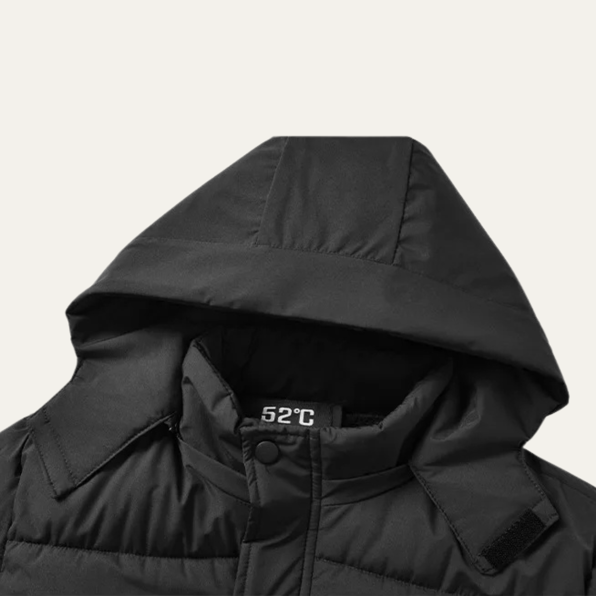 Men's Long Cotton Parka Coat Windproof