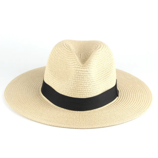 Men's Panama Sun Hat Straw Natural - VibreMode