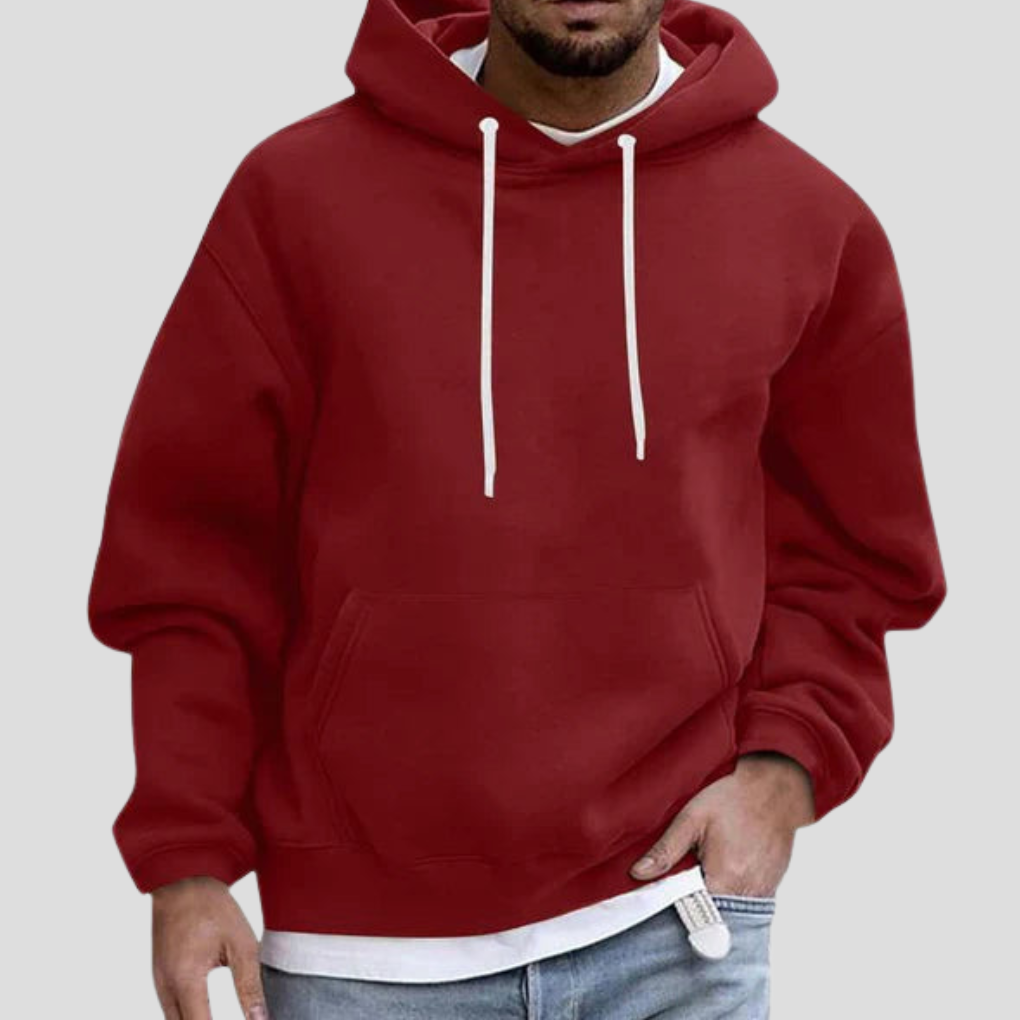 Men's Hooded Sweatshirt with Pockets