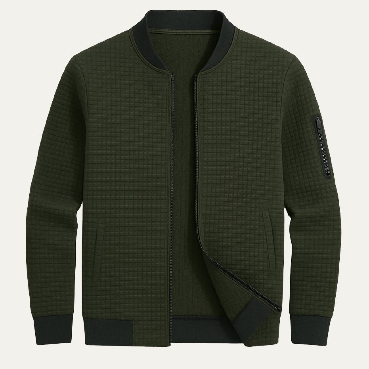 Oakshade Quilted Jacket Casual Zip Up Coat