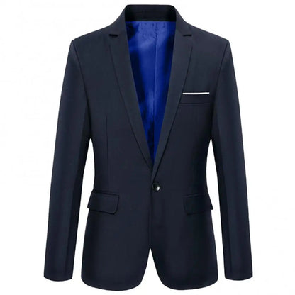 Men's Slim Fit Business Blazer