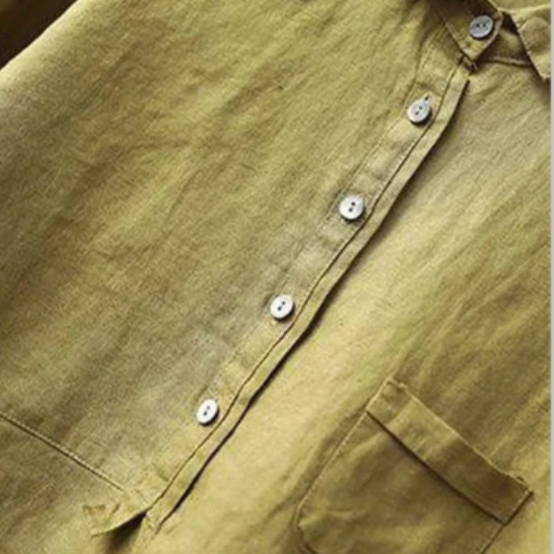 Women's Relaxed Linen Blouse