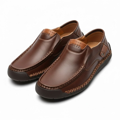 Authentic Genuine Leather Comfort Slip On Shoes
