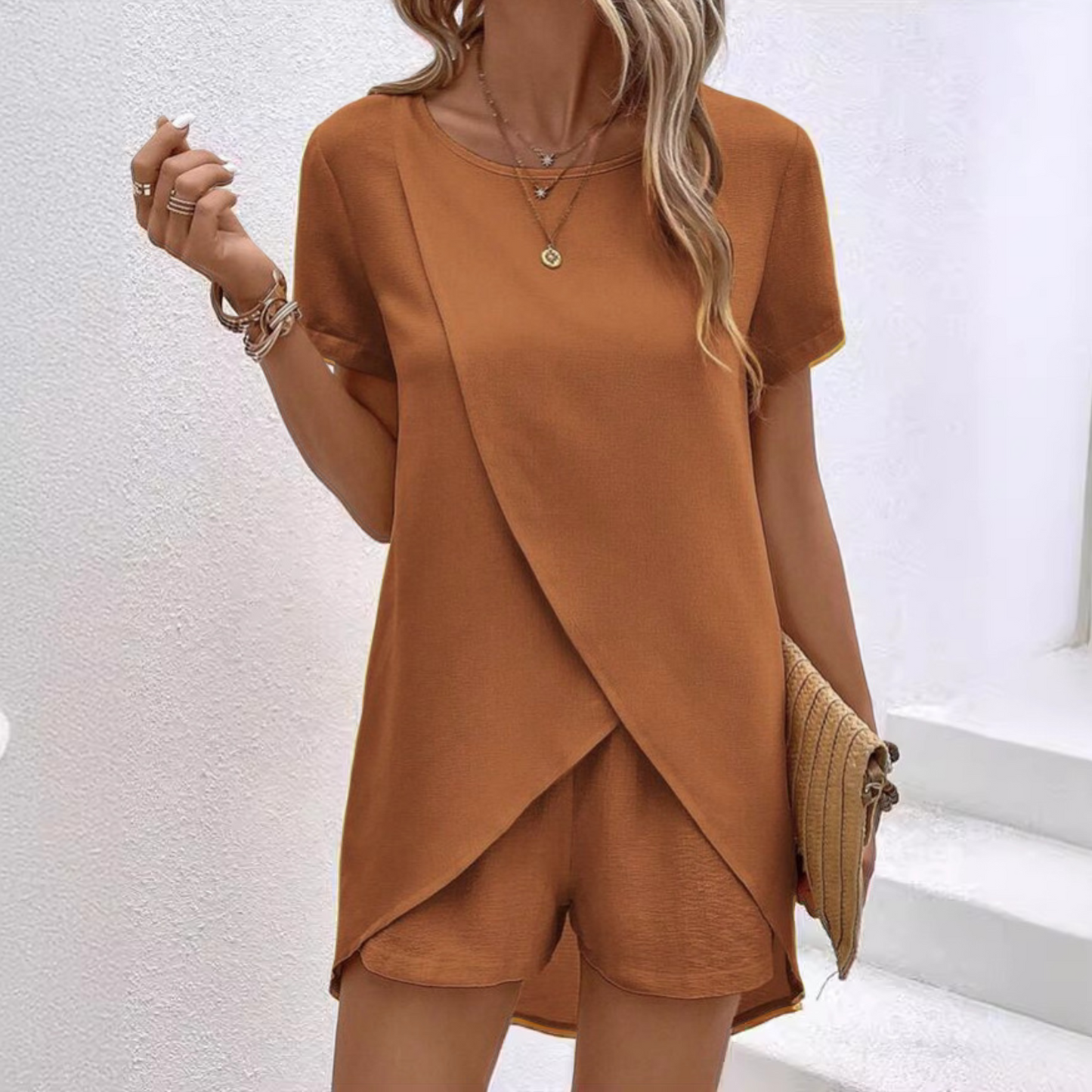Women's Lounge Set Elegant Summer Co-ord
