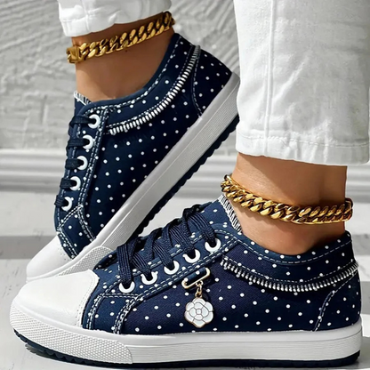 Women's Low- Sneakers Tie-Front