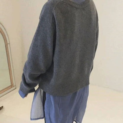 Women's Asymmetrical Button Cardigan