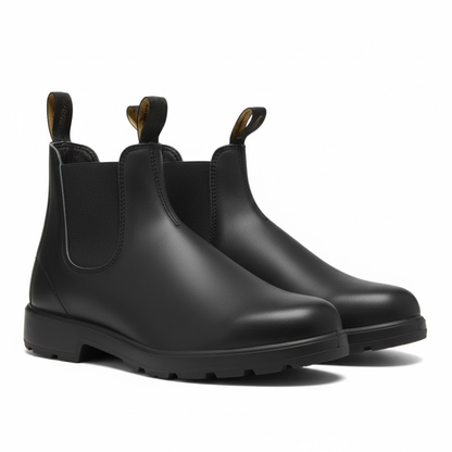 Classic Brown Leather Ankle Boots For Men